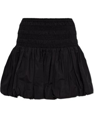 Michael Kors Katoenen Smocked Bubble Rok - Zwart