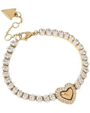 Guess Accessoires ,Geel ,Beloved Armband - Metallic