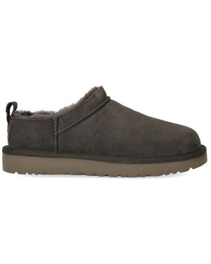 UGG Schoenen ,Grijs ,Wol Classic Micro Boot - Bruin