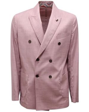Bob Abito Doppiopetto My Way Suit - Roze