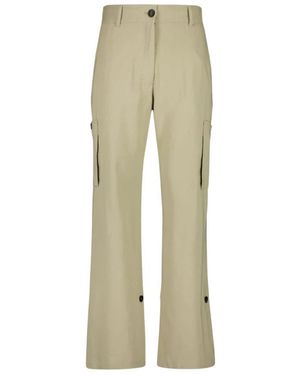 Ferragamo Wide Trousers - Natural