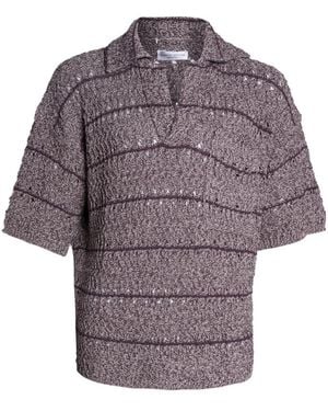Roberto Collina V-Neck Knitwear - Violet