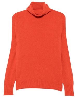 C.T.Plage Turtlenecks - Red