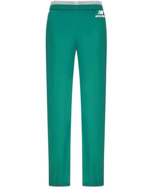 Miu Miu Training Trousers - Verde