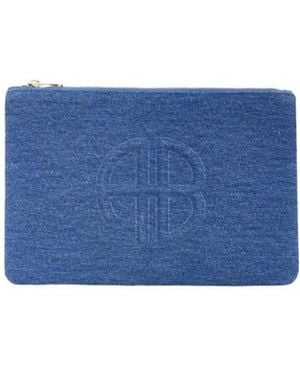 Anine Bing Clutches - Blue