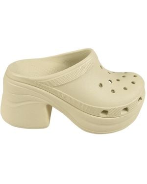 Crocs™ Heeled Mules - Natural