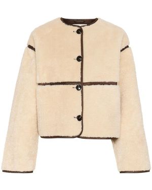 Soaked In Luxury Faux Fur & Shearling Jackets - Naturel
