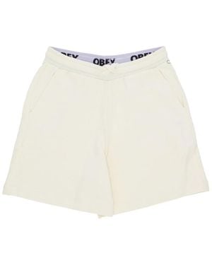 Obey Short Shorts - White