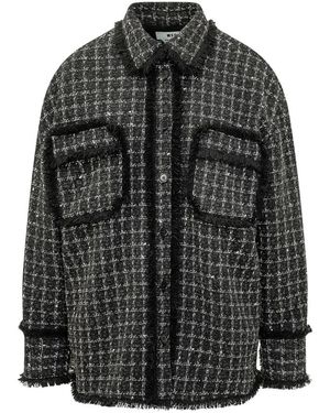 MSGM Jassen ,Zwart ,Tweed Tweed Jassen