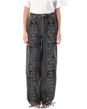 ROTATE BIRGER CHRISTENSEN Loose-Fit Jeans - Nero