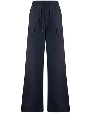 Herno Wide Trousers - Azul
