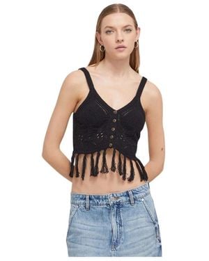 Desigual Sleeveless Tops - Azul