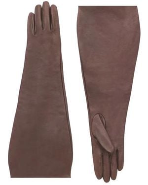 Saint Laurent Gloves - Brown