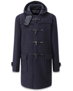 Gloverall Single-Breasted Coats - Azul