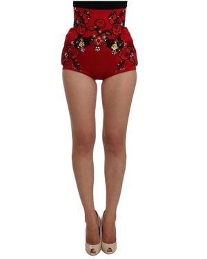 Dolce & Gabbana Short Shorts - Red