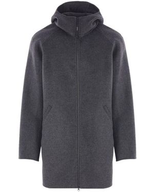 Aspesi Single-Breasted Coats - Grigio
