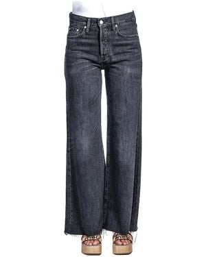CYCLE Wide Jeans - Bleu