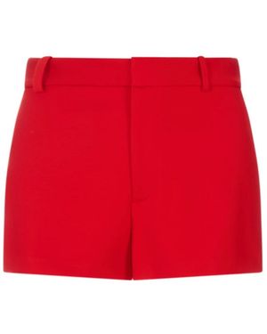Alice + Olivia Short Shorts - Rojo