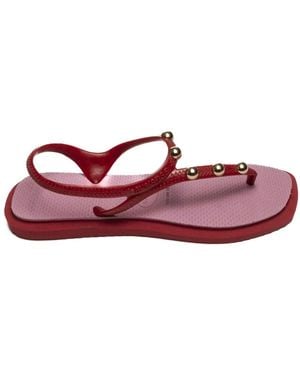 Havaianas Flat Sandals - Rojo