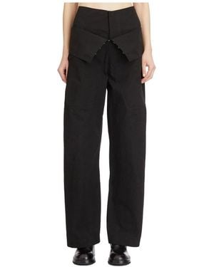 Yehuafan Wide Trousers - Black