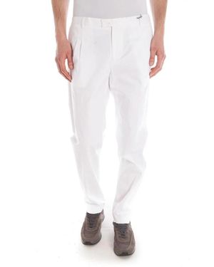 Daniele Alessandrini Slim-Fit Trousers - White