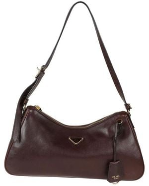 Prada Shoulder Bags - Marrón