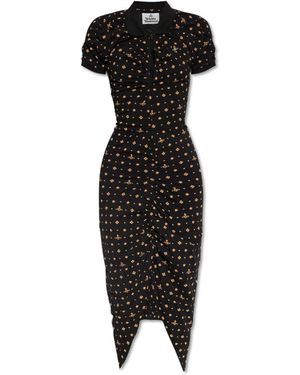 Vivienne Westwood Monogrammkleid - Schwarz