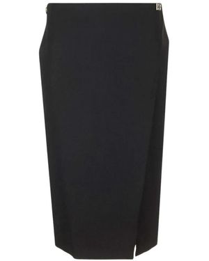 Givenchy Klassischer Wickelrock - Schwarz