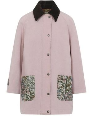 Valentino Single-Breasted Coats - Pink
