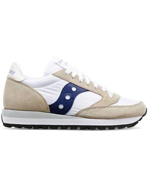 Saucony Jazz O' Sneakers Leichtgewicht Komfort Stil - Weiß