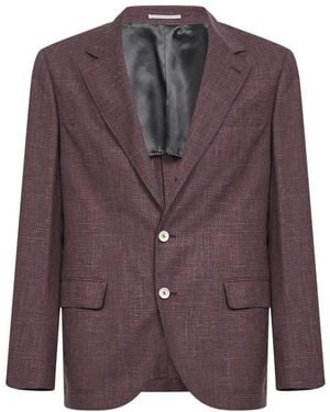 Brunello Cucinelli Blazers - Purple