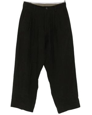 Ziggy Chen Wide Trousers - Negro