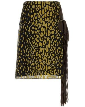 Ferragamo Midi Skirts - Green