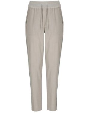 Panicale Broeken ,Wol Wollen Blend Broek - Grijs