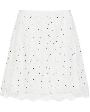 Giambattista Valli Weißer Rock Eleganter Stil