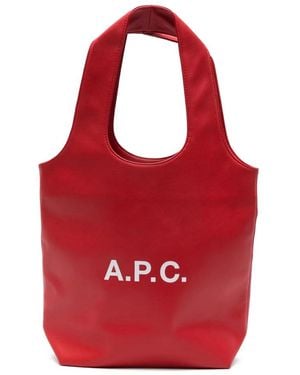 A.P.C. Shopping Bags - Red