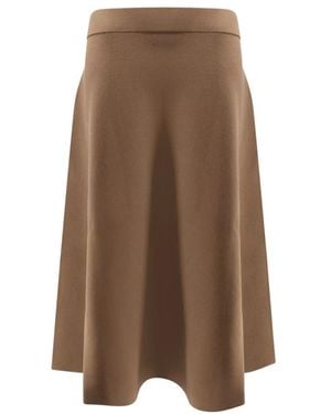 Max Mara Midi Skirts - Marrón