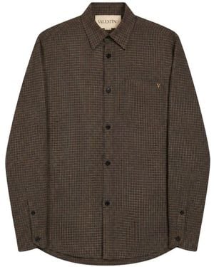 Valentino Casual Shirts - Brown