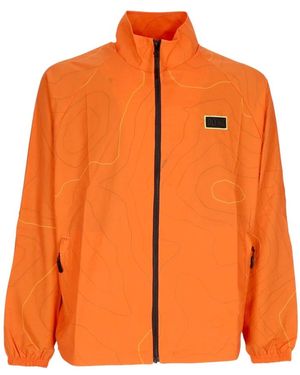 DOLLY NOIRE Jassen ,Oranje ,Polyester Oranje Trainingspak Jas Met Ritssluiting