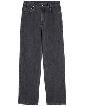 Jil Sander Losse Lichtgewicht Denim Broek - Grijs