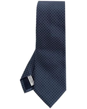 Ferragamo Seidenkrawatte - Blau