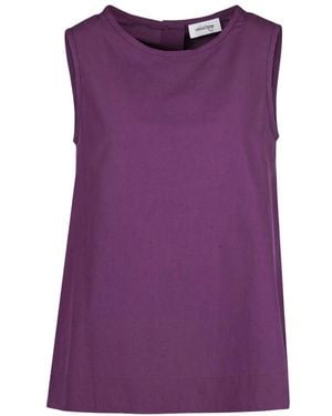 Ottod'Ame Sleeveless Tops - Purple