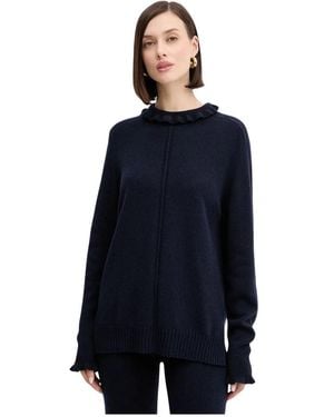 Twinset Kaschmir-Mischung Pullover - Blau
