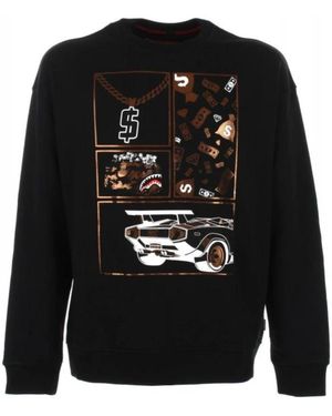 Sprayground Modern Be Rich Crewneck - Schwarz
