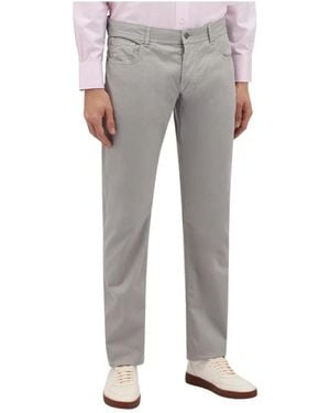 Brooks Brothers Slim-Fit Trousers - Grey