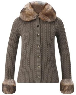 Saint Laurent Cashmere Knitwear - Marrón