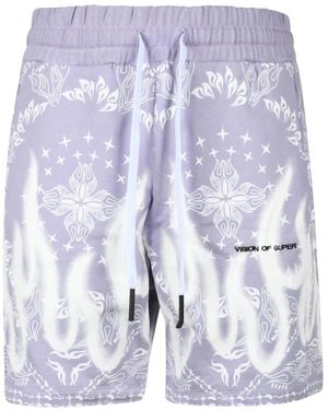 Vision Of Super Pantaloni di cotone stilosi - Blu