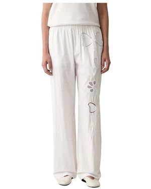 Stine Goya Wide Trousers - Blanco