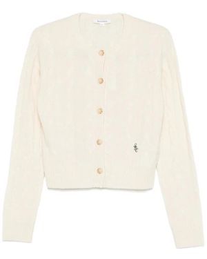 Sporty & Rich Cashmere Knitwear - White