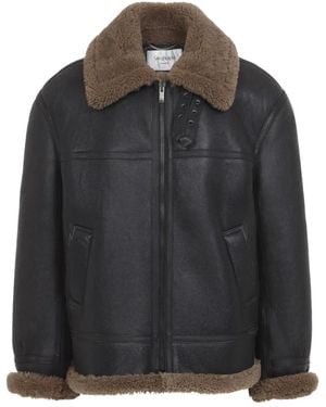 Saint Laurent Faux Fur & Shearling Jackets - Negro